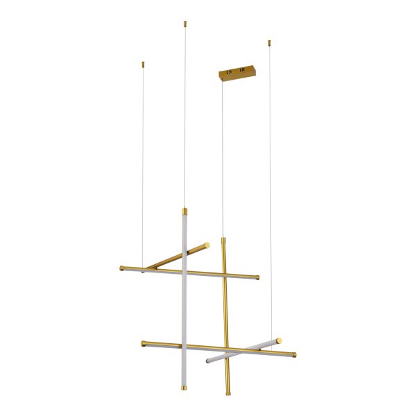 SL6207.203.70 Светильник подвесной ST-Luce Матовое золото LED 1*70W 3000K RETICO — изображение 2