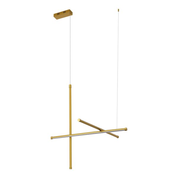 SL6207.213.37_02W SL6207.213.37 Светильник подвесной ST-Luce Матовое золото LED 1*37W 3000K RETICO — изображение 2