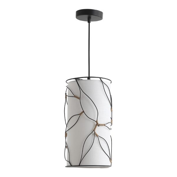 SL6228.403.01 Светильник подвесной ST-Luce Черный/Бежевый E27 1*60W ROOT — изображение 2