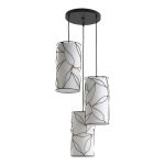 SL6228.403.03 Светильник подвесной ST-Luce Черный/Бежевый E27 3*60W ROOT — изображение 2