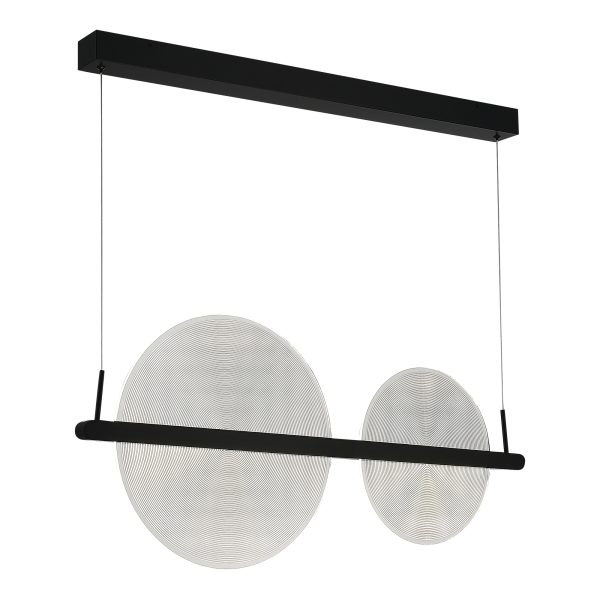 SL6233.403.24 Светильник подвесной ST-Luce Черный/Прозрачный LED 1*24W 4000K SPLENDID — изображение 2