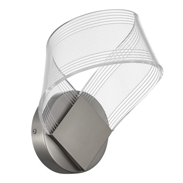 SL6235.101.04_02W SL6235.101.04 Светильник настенный ST-Luce Никель/Прозрачный LED 1*4W 4000K FAIRY — изображение 2