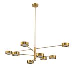 SL6504.302.08 Светильник потолочный ST-Luce Латунь/Латунь LED 8*5W 3000K VICO — изображение 2