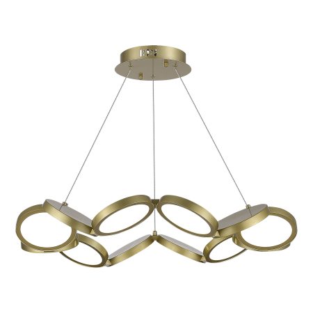 SL6508.203.01 Светильник подвесной ST-Luce Матово Золотистый/Белый LED 1*60W 4000K RIO