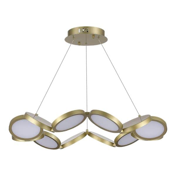 SL6508.203.01 Светильник подвесной ST-Luce Матово Золотистый/Белый LED 1*60W 4000K RIO — изображение 2