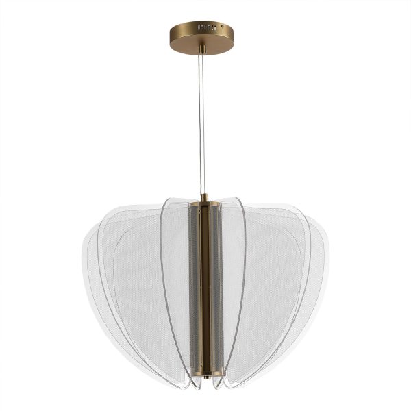 SL6509.203.01_02W SL6509.203.01 Светильник подвесной ST-Luce Золотистый/Прозрачный LED 1*45W 4000K FESALE — изображение 2