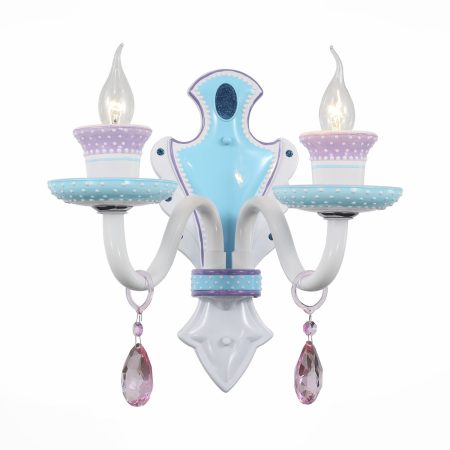 SL671.781.02 Бра ST-Luce Разноцветный/Разноцветный E14 2*40W ORNATO