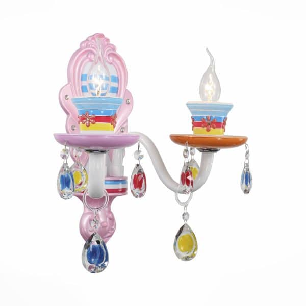 SL673.781.02 Бра ST-Luce Разноцветный/Разноцветный E14 2*40W ORNATO — изображение 2