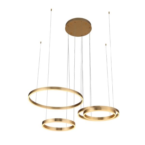 SL944.203.04 Люстра подвесная ST-Luce Анодированный золотой/Белый LED 1*73W 3000K-6000K ONZE — изображение 2