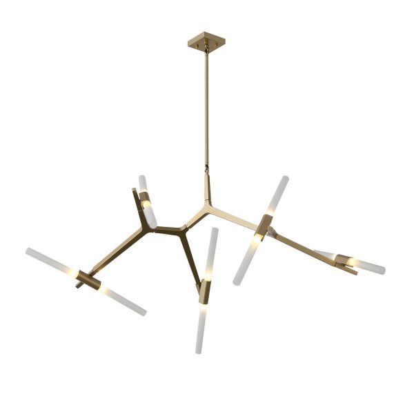 SL947.202.10 Люстра потолочная ST-Luce Золотистый/Белый G9 10*5W LACONICITA — изображение 2