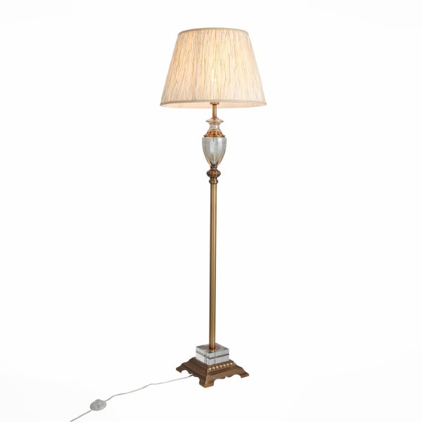 SL966.305.01_01W SL966.305.01 Торшер ST-Luce Бронза/Бежевый E27 1*60W (из 2-х коробок)