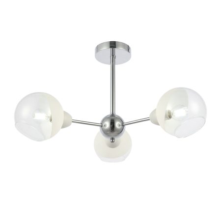 SLE102702-03 Светильник потолочный Хром/Прозрачный