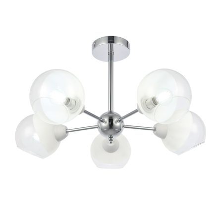 SLE102702-05 Светильник потолочный Хром/Прозрачный