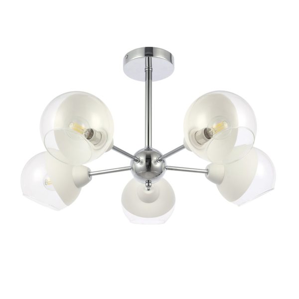 SLE102702-05_02W Матовый никель E14 5*40W GIORTE