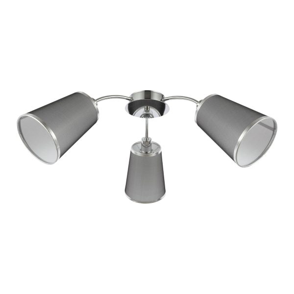 SLE103002-03 Светильник потолочный Хром/Черный E14 3*40W MALEONTE — изображение 2