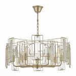 SLE103403-07 Светильник подвесной Шампань/Прозрачный E14 7*40W GIANO — изображение 2