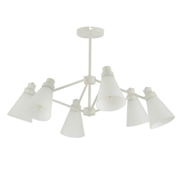 SLE103502-06 Светильник потолочный Белый/Белый E14 6*40W BIANE — изображение 2