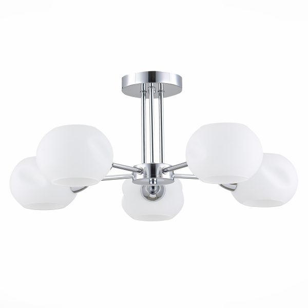 SLE104302-05 Светильник потолочный Хром/Белый E14 5*40W LANTA — изображение 2