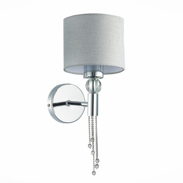 SLE105171-01 Светильник настенный Хром/Серый E27 1*60W PRIMMA — изображение 2