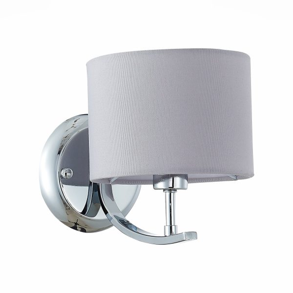 SLE105301-01 Светильник настенный Хром/Серый E14 1*40W LINDA — изображение 2