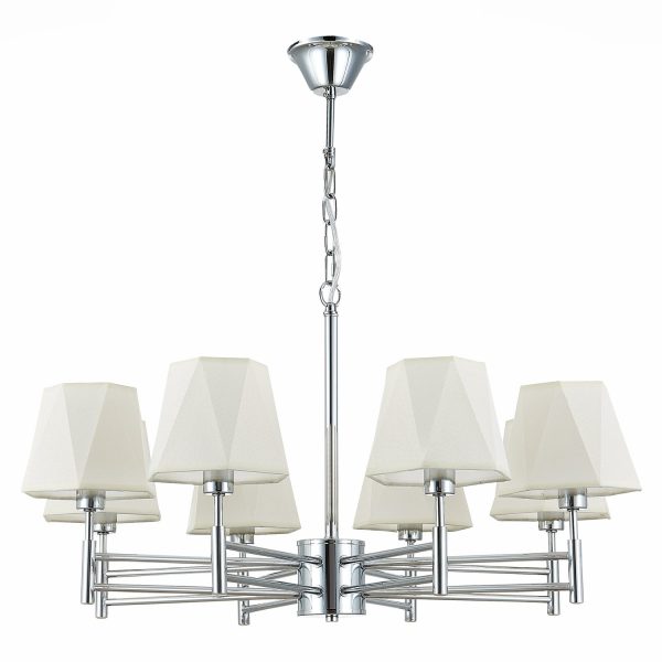 SLE105403-08 Светильник потолочный Хром/Белый E14 8*40W LAGORO — изображение 2