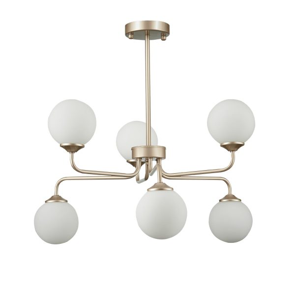 SLE106203-06_02W SLE106203-06 Светильник подвесной ST-Luce Золотистый/Белый G9 LED 6*5W REDJINO — изображение 2