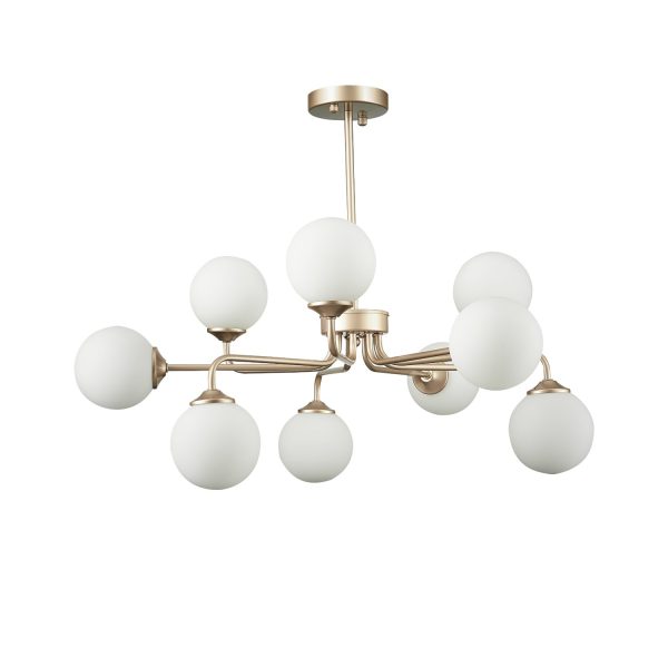 SLE106203-09 Светильник подвесной ST-Luce Золотистый/Белый G9 LED 9*5W REDJINO — изображение 2