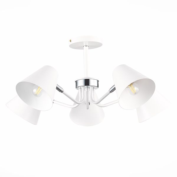 Хром/Белый E27 5*60W LERE