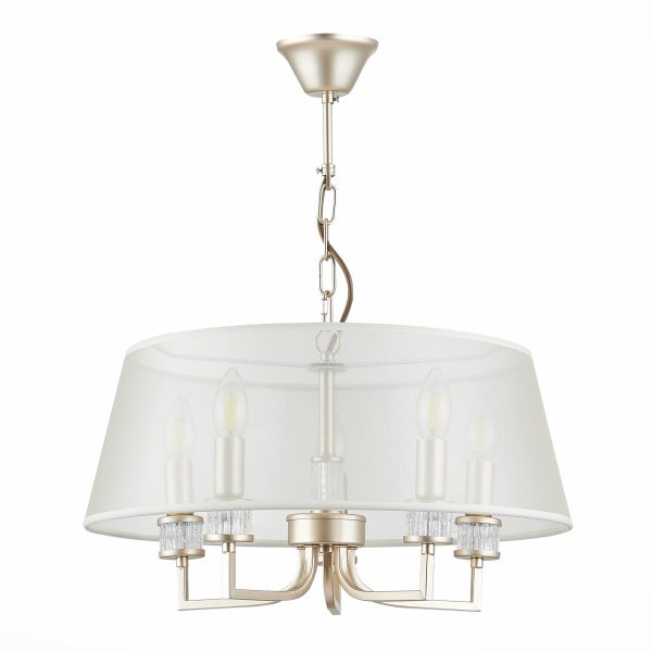 SLE107513-05 Светильник подвесной Золотистый/Шампань E14 5*40W MANILA — изображение 2