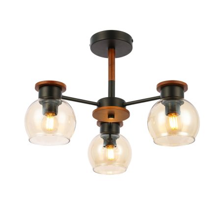 SLE108102-03 Светильник потолочный Черный