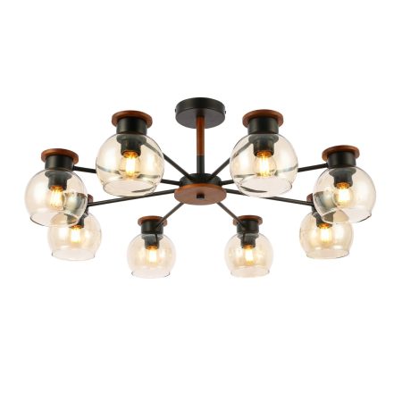 SLE108102-08 Светильник потолочный Черный