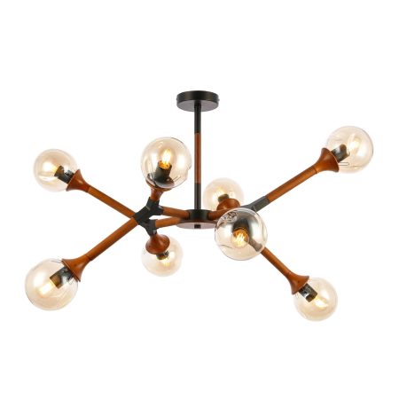 SLE109402-08 Светильник потолочный Черный