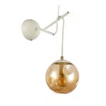 SLE110201-01 Светильник настенный Белый/Янтарный E14 1*40W CALLETTA — изображение 2