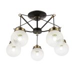 SLE110302-05 Светильник потолочный Черный