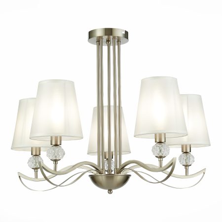 SLE111203-05 Светильник потолочный Никель