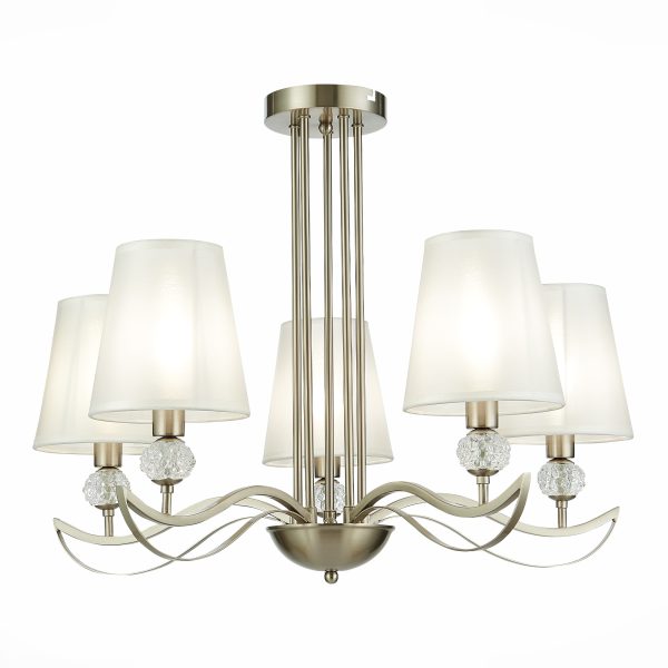 SLE111203-05_01W SLE111203-05 Светильник потолочный Никель