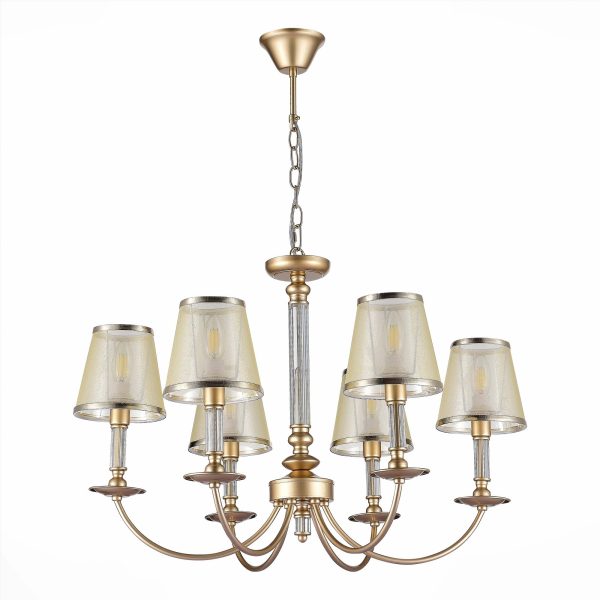 SLE1115-203-06 Светильник подвесной розовое золото/Розовое золото E14 6*60W VINCI — изображение 2