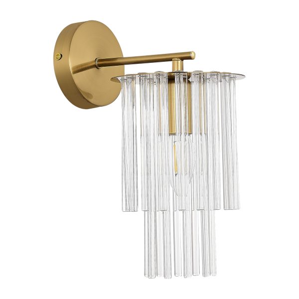 SLE1122-301-01 Светильник настенный Латунь/Прозрачный E14 1*40W LYNDEN — изображение 2