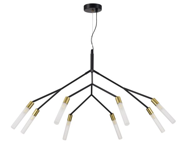 SLE1129-403-08 Светильник подвесной Черный