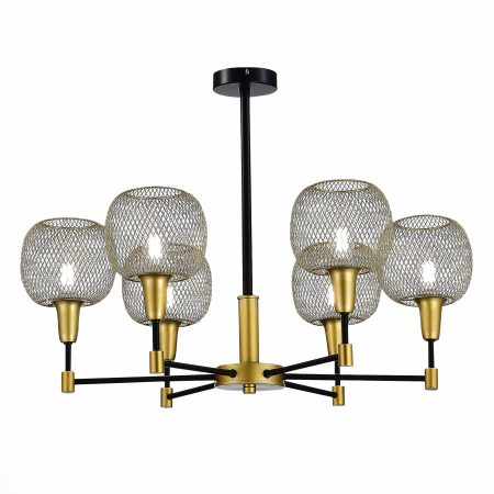 SLE1137-402-06 Светильник потолочный Черный