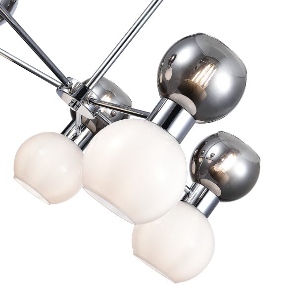 Дымчатый E27 2*60W THONET