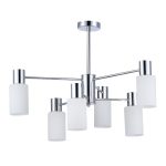 SLE1139-102-06 Светильник потолочный Хром/Белый E14 6*60W GESSI — изображение 2