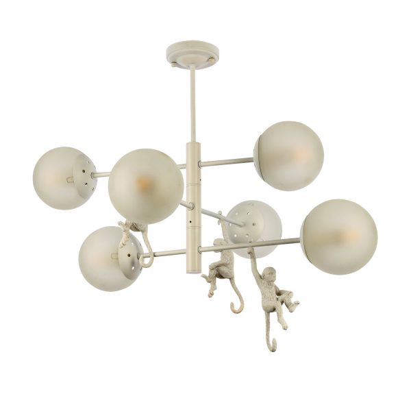 SLE115103-06 Светильник потолочный Белый/Белый E14 6*60W TENATO — изображение 2