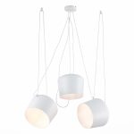 SLE120653-03 Светильник подвесной Белый/Белый E27 3*40W TRIESTE