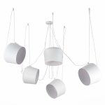 SLE120653-05 Светильник подвесной Белый/Белый E27 5*40W TRIESTE — изображение 2
