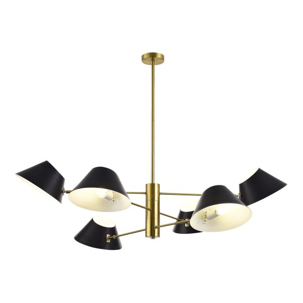 Белый E14 6*60W NORBI