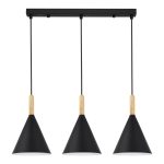 SLE1255-403-03 Светильник подвесной Черный/Черный E27 3*40W ARKET