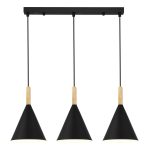 SLE1255-403-03 Светильник подвесной Черный/Черный E27 3*40W ARKET — изображение 2