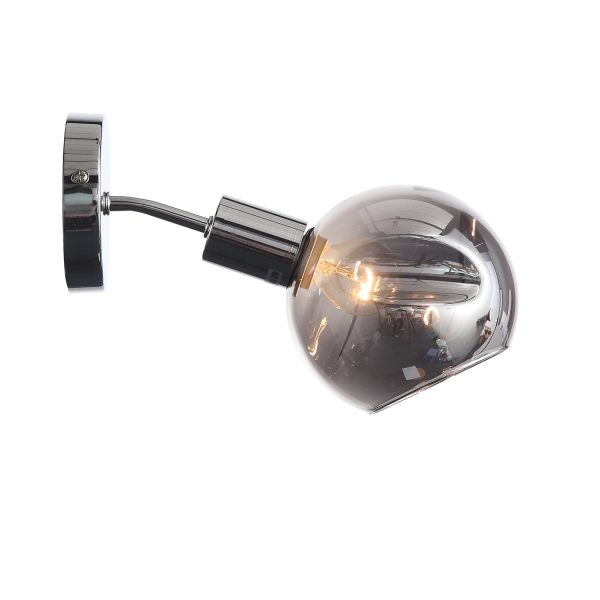 SLE155101-01 Светильник настенный Хром/Дымчатый E14 1*60W GENTORE — изображение 2