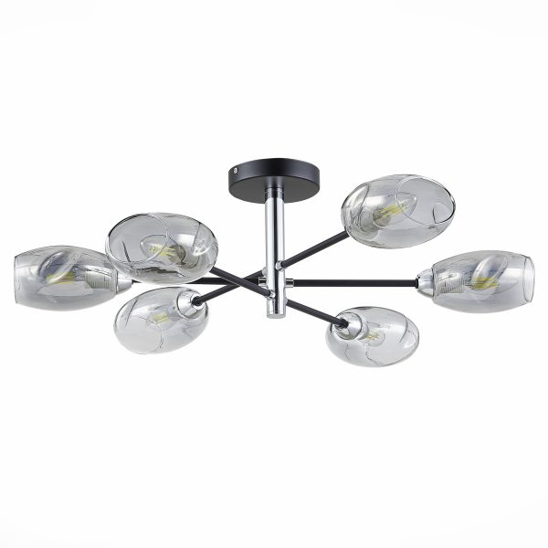 Хром/Дымчатый E14 6*40W GLOA